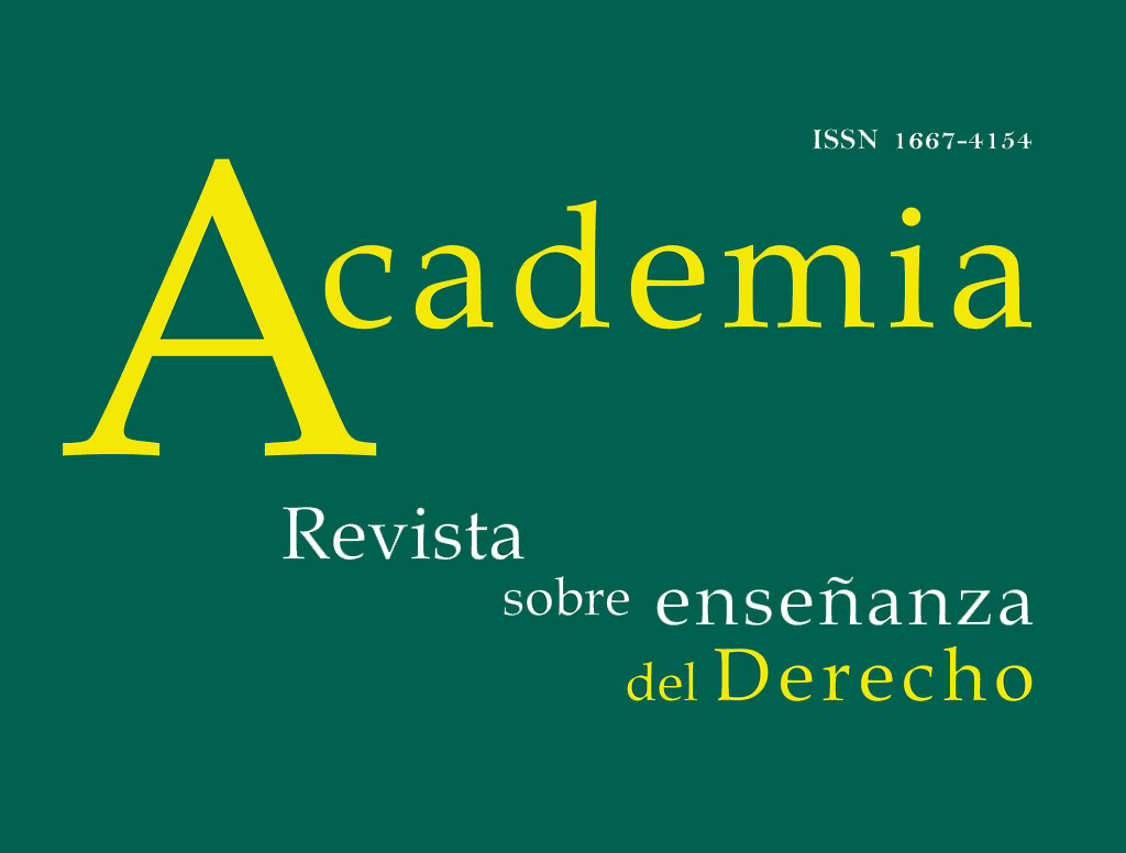 Academia. Revista sobre enseñanza del Derecho