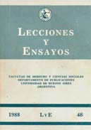 					Ver Núm. 48 (1987): Lecciones y Ensayos Nº 48
				